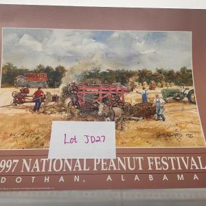 Photo of Jack Deloney Signed and Numbered Print "1997 National Peanut Festival" 524/950