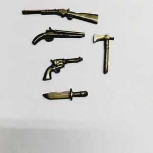 Photo of 5 guns, knife, tomahawk tie pins tacks- Free Shipping!