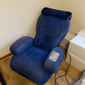 Photo of Blue Massage Chair - Sharper Image