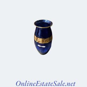 Photo of BLUE AND GOLD VASE