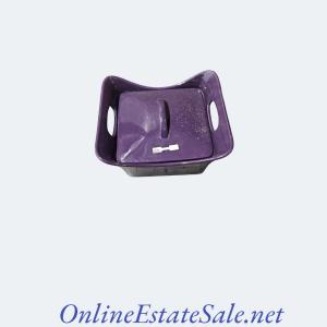 Photo of PURPLE DISH WITH LID