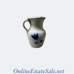 Photo of CREAMER WITH BLUE FLOWER