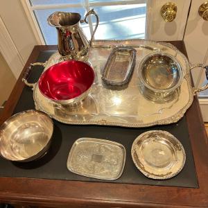 Photo of Antique Vintage Silver Plated Mixed Lot