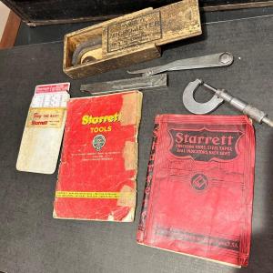 Photo of Antique Starrett Machinist Tool Lot