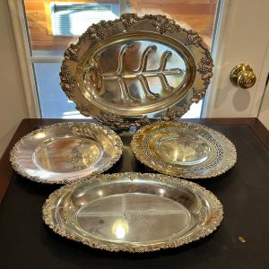 Photo of Silver Plate Serving Set