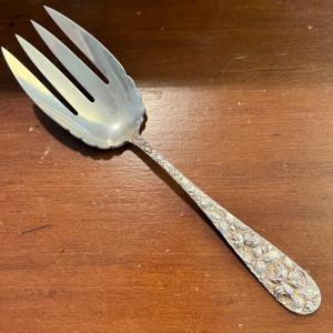 Photo of Antique Sterling Silver Serving Fork