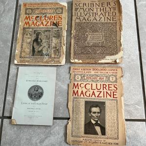 Photo of Antique Lot McClures & Scribners Magazines, Centennial Anniversary US Capitol