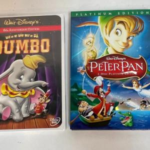 Photo of Walt Disney DVD lot - Dumbo with bonus gift and Peter Pan