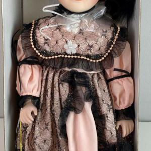 Photo of (#70)  Classic Creations Exclusive Handcrafted Aileen Porcelain Doll NIB 