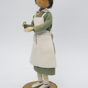 Photo of Vintage German Handmade Nurse Doll Figurine for Nurse Professions Gift