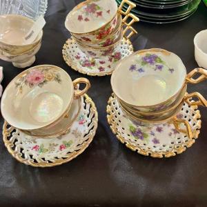 Photo of Lot of china teacups