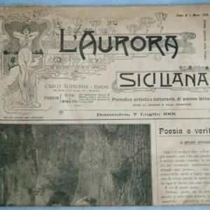 Photo of 1901  L AURORA SICILIANA Literary Periodical