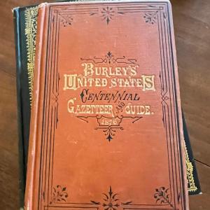 Photo of c.1876 Burley’s United States Centennial Gazetteer & Guide
