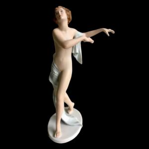Photo of Gustav Oppel Scherzo Rosenthal Germany Porcelain Dancer Figurine