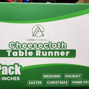 Photo of Cheesecloth Table Runner 10 Pack