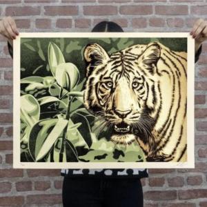 Photo of SHEPARD FAIREY - GRACE AND POWER UNDER PRESSURE (GREEN)