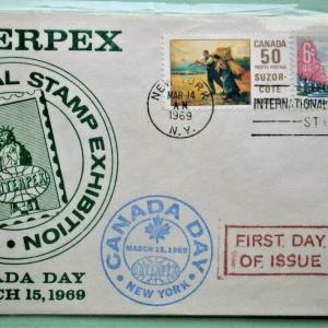 Photo of CANADA 1969 INTERPEX Canada Day First Day of Issue