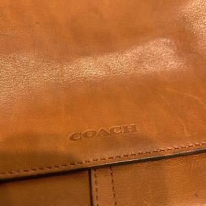 Photo of COACH Large Leather Crossbody Bag, Satchel, or Laptop Carrier