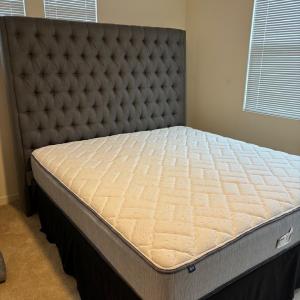 Photo of Queen size bed w/ headboard and frame