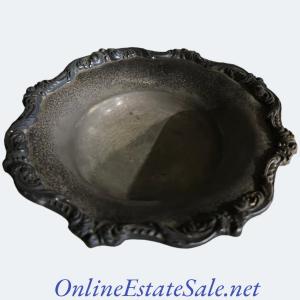 Photo of ANTIQUE SILVER PLATE PLATTER