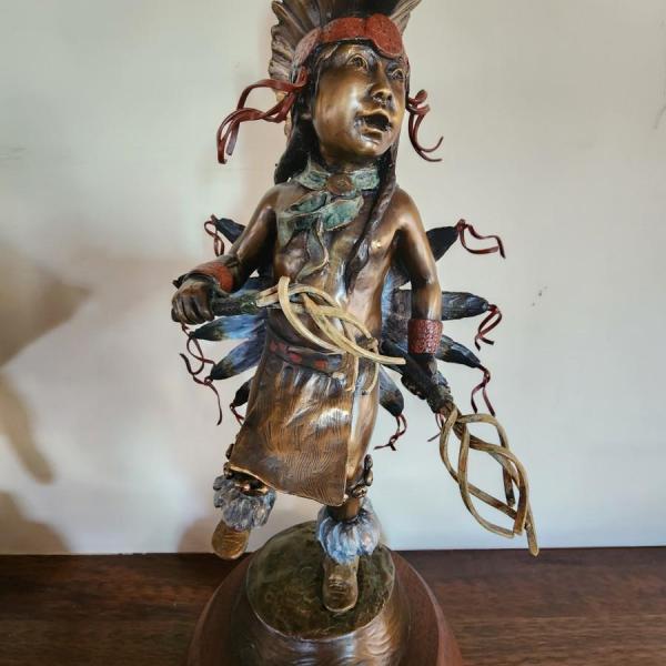 Photo of Susan Kliewer "Little Dancer" Bronze Statue