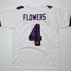 Photo of Zay Flowers Beckett Witnessed Autographed Jersey- Baltimore Ravens