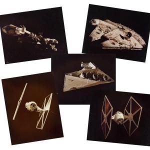Photo of STAR WARS JACK WARFORD STARSHIP MODEL PHOTOGRAPHY COLLECTION - SET OF 9 PRINTS