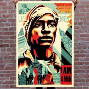 Photo of SHEPARD FAIREY - VOTING RIGHTS ARE HUMAN RIGHTS