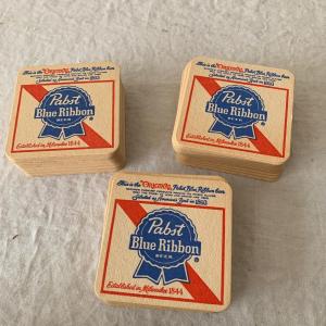 Photo of Vintage Budweiser paper coasters