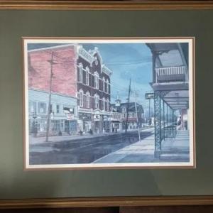Photo of Lambertville NJ Downtown Artist Proof by Joanna Krasnansky Edition 56/474 Frame 