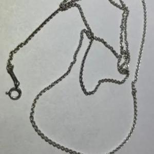 Photo of Tiffany & Co. Elsa Peretti 29" Sterling Silver Necklace in VG Preowned Condition