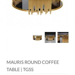 Photo of Mauris Round Coffee Table Lot