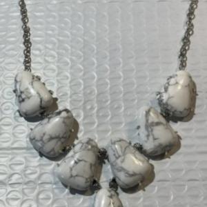 Photo of Carolyn Pollack American West White Howlite Sterling Silver Necklace New Never W