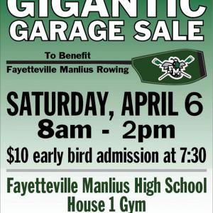 Photo of Huge Multi Family Garage Sale to Benefit FM  Rowing