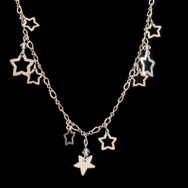 Photo of SS star & bead necklace