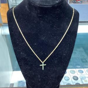 Photo of 10kt Gold Necklace with Cross pendant