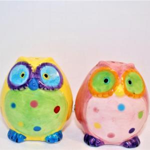 Photo of Very Colorful Owls Set 2 1/4"