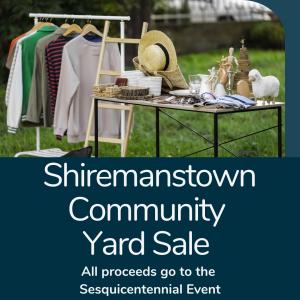 Photo of The Shiremanstown Yard Sale and Silent Auction   4/13     8-1pm