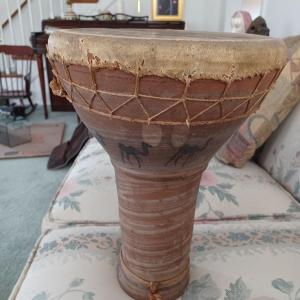 Photo of pottery drum