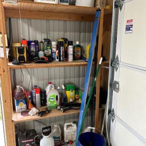 Photo of LOT 120: Barn Finds: 2 Shelf Units and Contents