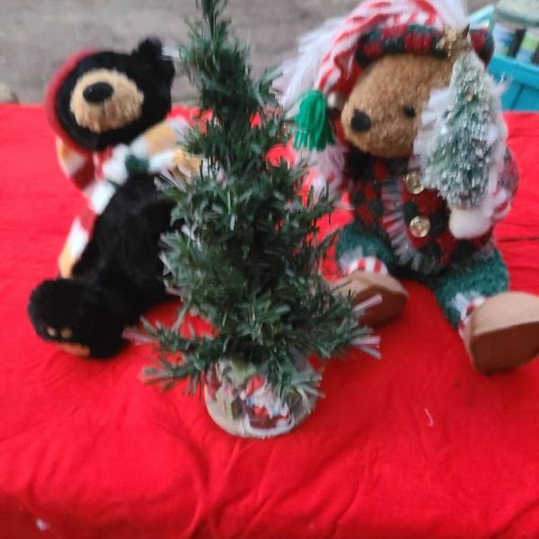 Photo of Christmas Lot Bear and Fiber optical Tree