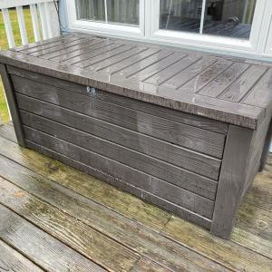 Photo of LOT 89: Keter Brown Outdoor Deck Box
