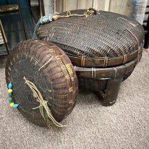 Photo of Two Antique Handwoven Baskets - Indigenous