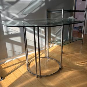 Photo of Metal & Glass Octagonal Table