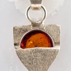 Photo of SS honey amber pendant
