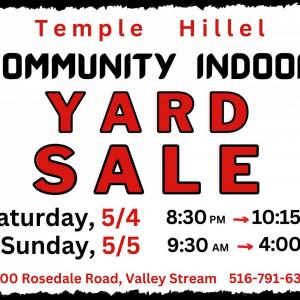 Photo of Giant Indoor Community Yard Sale @ Temple Hillel