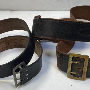 Photo of WWII Military Belts
