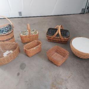 Photo of Various Longaberger baskets