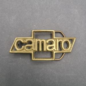 Photo of Vintage Collectible Brass Camaro Belt Buckle
