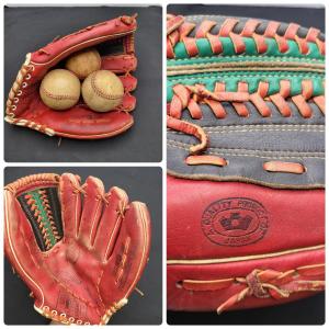 Photo of Vintage Japan Baseball Glove & Balls